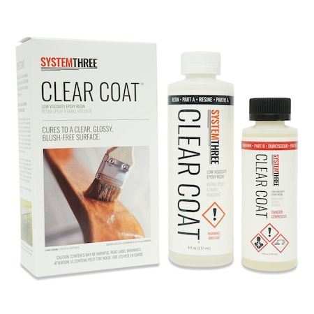 System Three Resins Clear Coat Epoxy Resin, 12oz Kit 0600K38